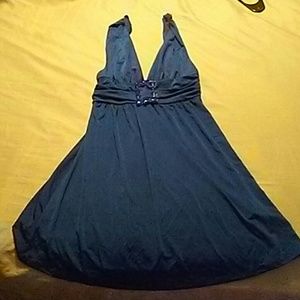 Dark Blue Short Dress